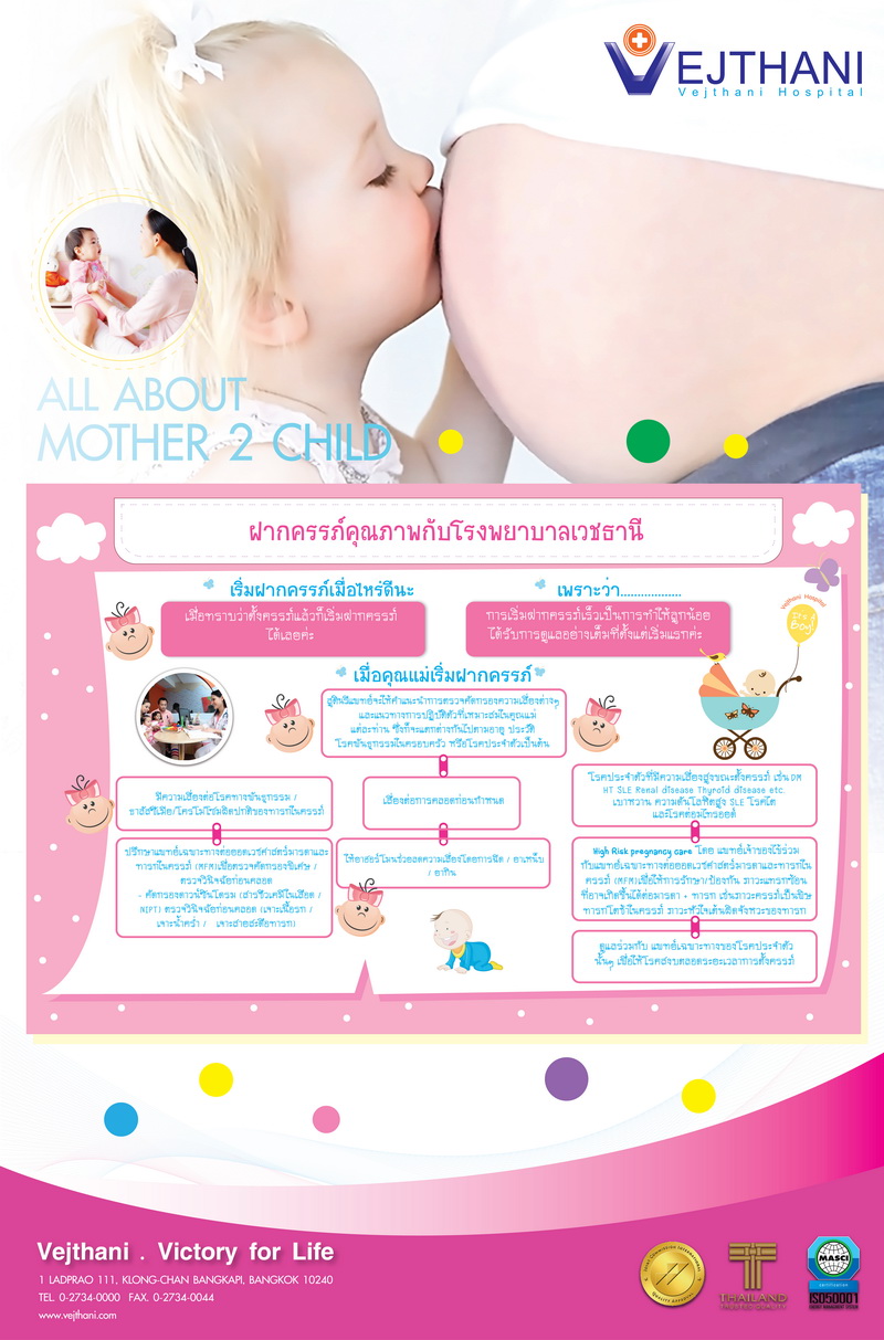 ฝากครรภ์คุณภาพกับโรงพยาบาลเวชธานี