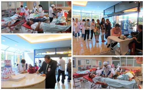 ร.พ.เวชธานีร่วมกับสภากาชาดไทย ขอเป็นสื่อกลางในการรับบริจาคโลหิต