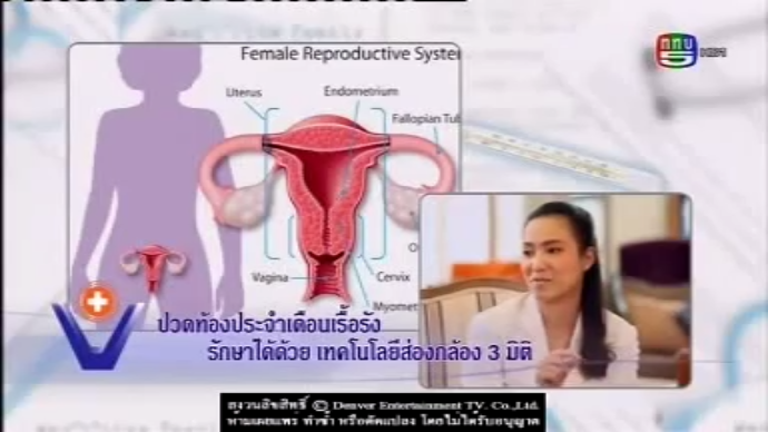 ปวดท้องประจำเดือนเรื้อรัง รักษาได้ด้วย เทคโนโลยีส่องกล้อง 3 มิติ l พญ.ชนิตา เกษประทุม